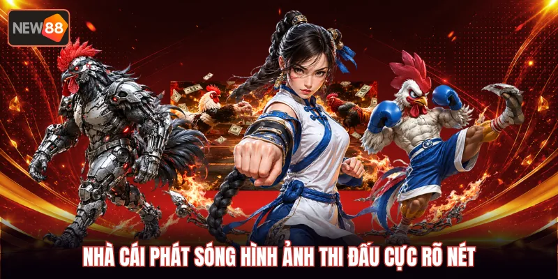 Nhà cái phát sóng hình ảnh thi đấu cực rõ nét