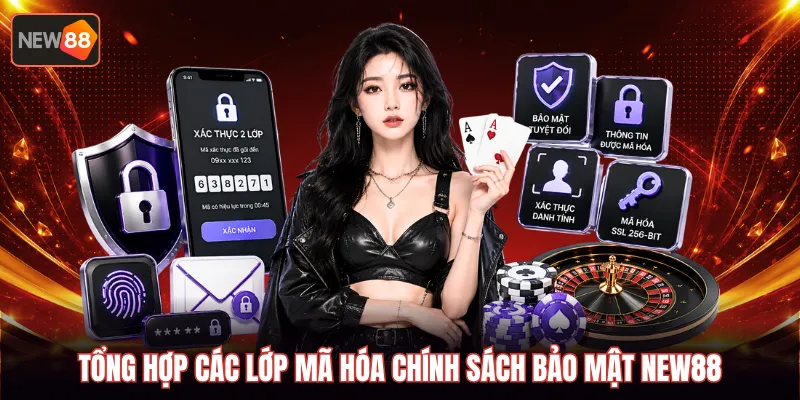 Tổng hợp các lớp mã hóa chính sách bảo mật New88